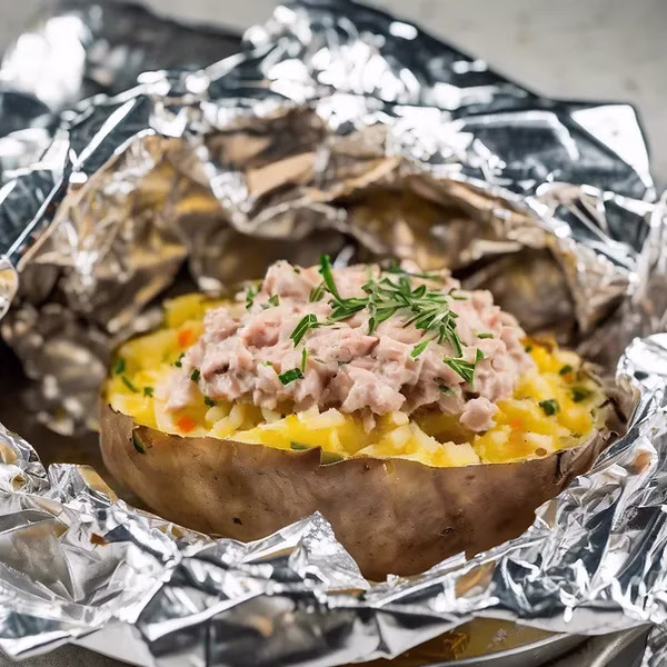 Tuna-Topper Baked Potato